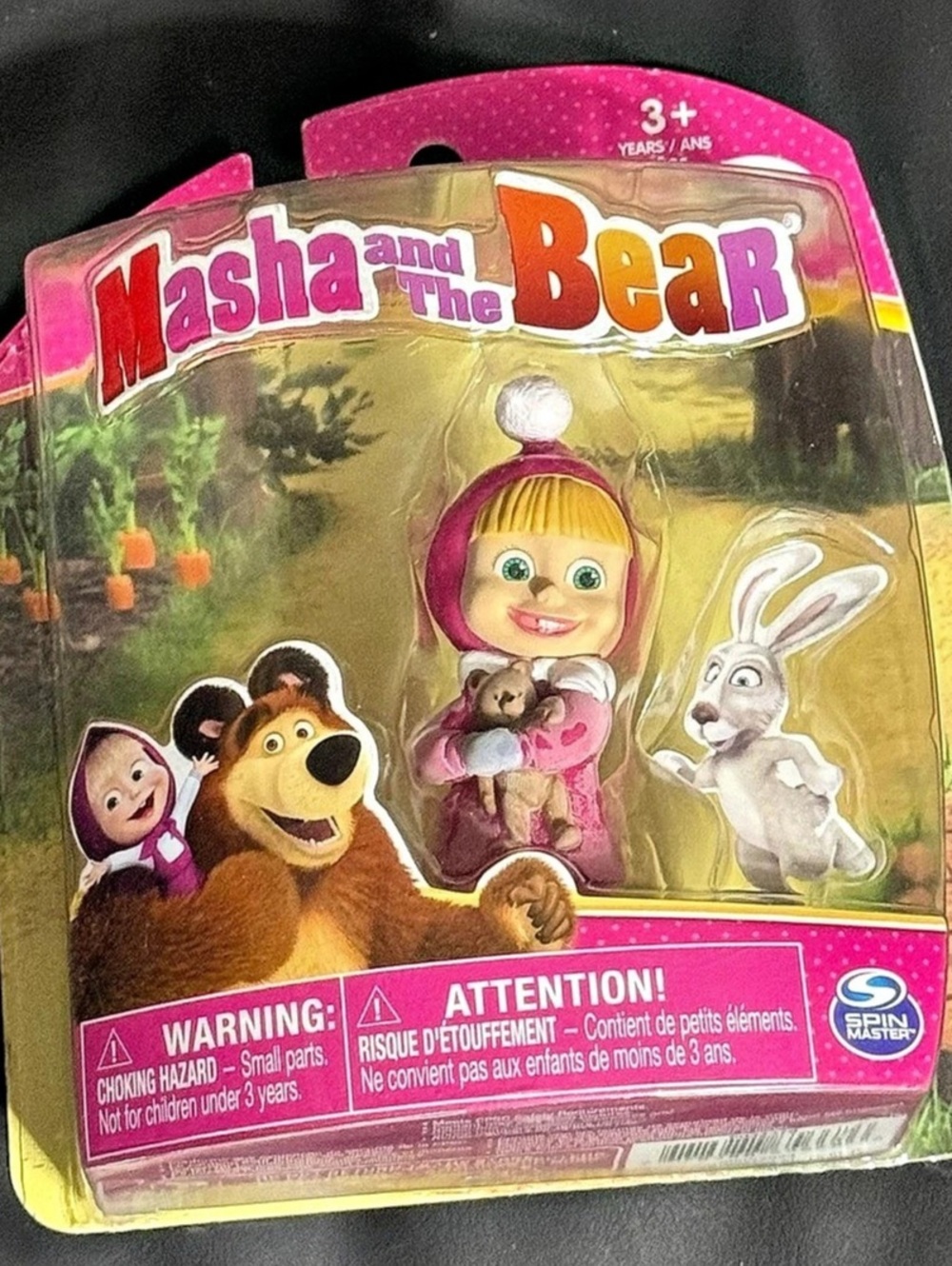 Masha and the Bear Masha with Teddy Bear Mini Figure NIB